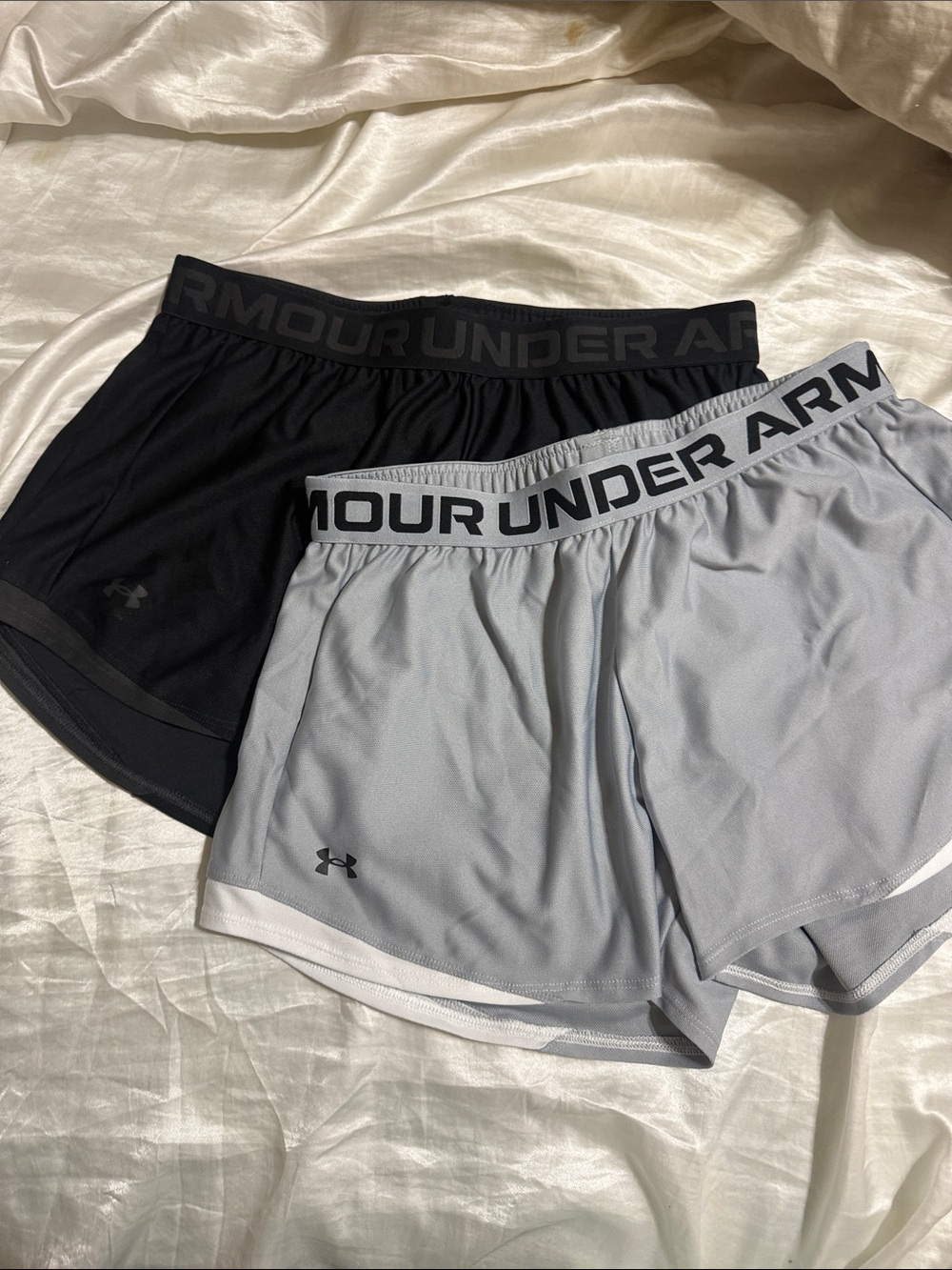Under Armour Women's Shorts bundle - Black & Light Gray M